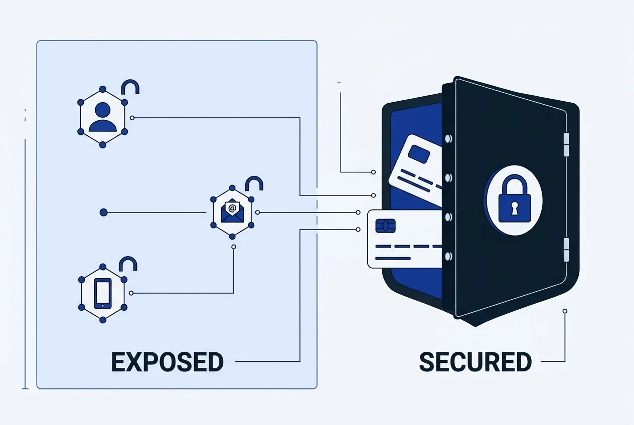 Infographic comparing exposed customer data versus secured passwords in the So-net breach.
